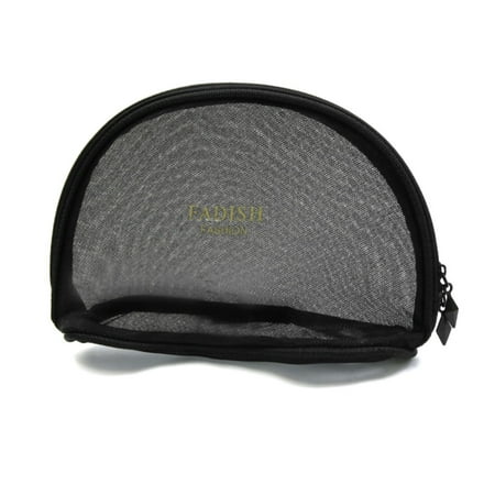 Portable Travel Toiletry Pouch Nylon Mesh Cosmetic Makeup Organizer Portable Travel Toiletry Pouch Nylon Mesh Cosmetic Makeup Organizer Bag With Zipper