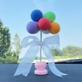 thumbnail image 7 of Colorful Balloons Car Ornaments Cute Mini Cartoon Car Creative Ornaments Decorations Car Accessories For Girls Dashboard, 7 of 7