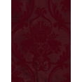 thumbnail image 6 of Bella Luxury Jacquard Curtain Panel with Attached Waterfall Valance & Scarf 54 by 84-Inch Burgundy, 6 of 6