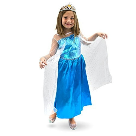 Boo! Inc. Ice Princess Kids Girl Halloween Dress Up Party Roleplay Costume