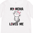 thumbnail image 4 of Inktastic My Mema Loves Me Girls Girls Long Sleeve Toddler T-Shirt, 4 of 5