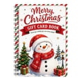 thumbnail image 5 of Christmas Gift Card Book, 14 Pages Spiral Bound Holiday Journal, Illustrated Scrapbook, Xmas Present and Desktop Holiday Decoration, Snowmen, 5 of 5