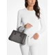 thumbnail image 2 of Cartera satchel pequeña Laila de cuero envejecido Storm de Michael Kors, 2 of 2
