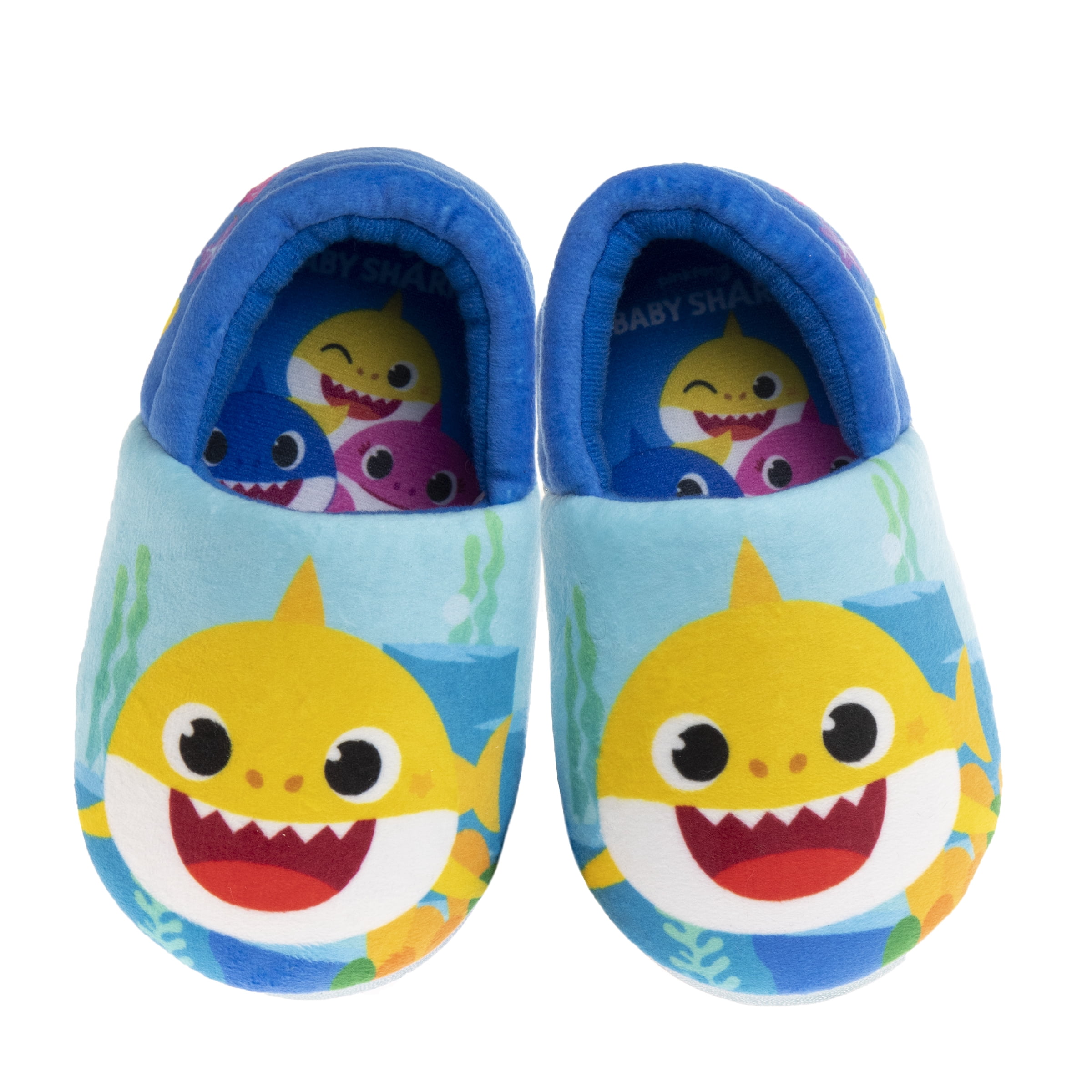 and Baby Shark Dual Sizes Toddler Slippers