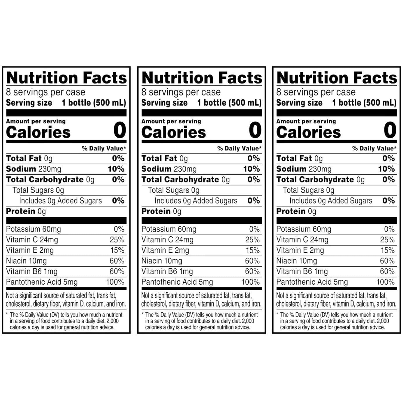 Propel Zero Calorie Fitness Electrolyte Water Beverage Variety Pack Of 24 /16.9 Fl Ounce Net Wt 405.6 Fl Ounce