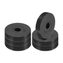 Uxcell 2"OD 0.47"ID 0.4"Thickness Neoprene Round Anti-vibration Isolation Pads, Black 6Pcs