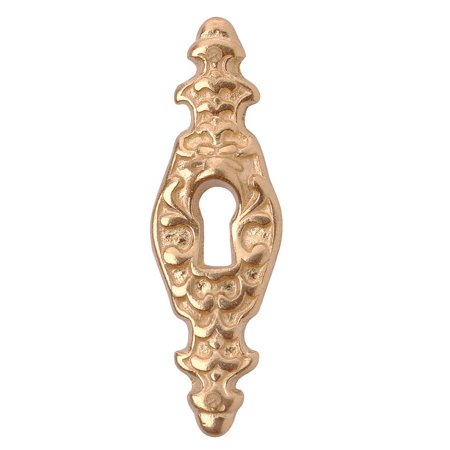 - 4 Escutcheon Cast Solid Brass Keyhole Cover 3 1/8