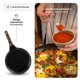 thumbnail image 4 of Juego De 3 Sartenes Onix Con Recubrimiento de Inoble Antiadherente 22,24 y 28cm – Color Negro - Kitchen Art - Queen Sense, 4 of 6