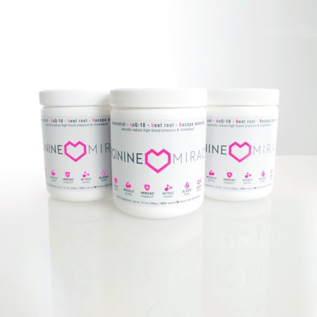 ARGININE MIRACLE®, Heart Health, Jars, Mixed Berry, 3-Month Supply