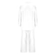 thumbnail image 5 of Ploknplq Jumpsuits for Women,Jogging Suits for Women Plus Size,Lounge Sets for Women,Linen 2 Piece Sets Shirts Wide Leg Pant,Matching Sets Women Clothing,Track Suits for Women Set White 3XL, 5 of 6