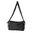 thumbnail image 1 of Bolsa de mensajero de lona portátil, bolsa de lona con flores arrugadas, bolsa de lona elegante, características líderes en su clase, 1 of 14