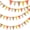 Orange and Yellow, variant on Pre-Strung Burlap Pennant Banners, 39Ft Pink Fabric Triangle Flag Bunting, 36Pcs Pennant Banner Flags Garland for Mother's Day, Birthday, Wedding, Holiday Party Decorations