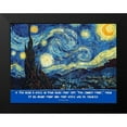 thumbnail image 2 of ArtsyQuotes 18x15 Black Modern Framed Museum Art Print Titled - Vincent Van Gogh Quote: Voice in Your Head, 2 of 5