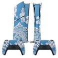 thumbnail image 2 of Serene Cloudy Sky Console Skin Bundle for PS5 Pro Slim Disc & Digital / PS4 – Full Wrap + Dual Controller Flair, 2 of 5