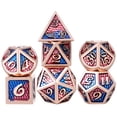 thumbnail image 1 of DND Dragon Scale Dice Set of 7 Pcs, Metal D&D Dice Set with Oversized D20 for Tabletop Roleplaying Games, Dungeons and Dragons, DND, D&D, 1 of 5