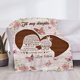 thumbnail image 2 of LHSHID Daughter Blanket To My Daughter From Mom Butterfly Gifts Letter Printed Throw Fleece Flannel Blankets Birthday Gifts for Daughter Adult Mother Daughter Gift from Mom Blanket for Kids 40"x50", 2 of 4