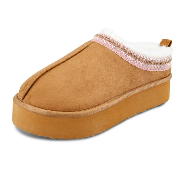 Pantuflas Plataforma Clog de Microsuéde para Mujer Jessica Simpson