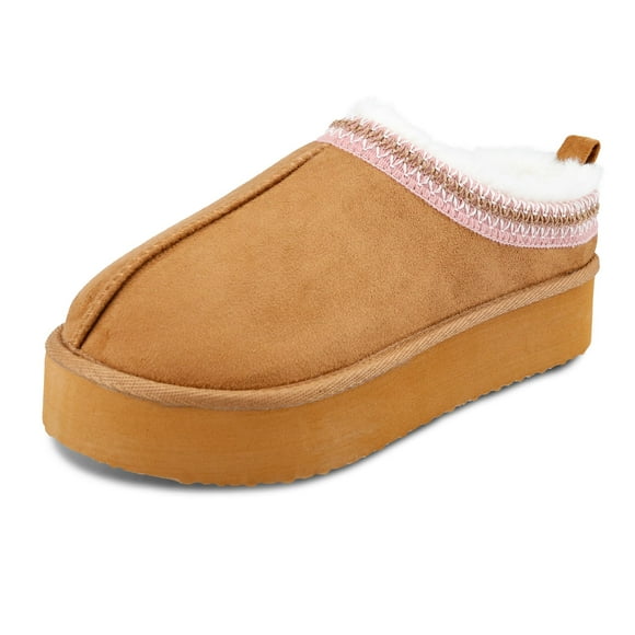 Pantuflas Plataforma Clog de Microsuéde para Mujer Jessica Simpson