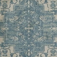 thumbnail image 5 of SAFAVIEH Restoration Vintage Donette Geometric Area Rug, Ivory/Turquoise, 5' x 8', 5 of 6