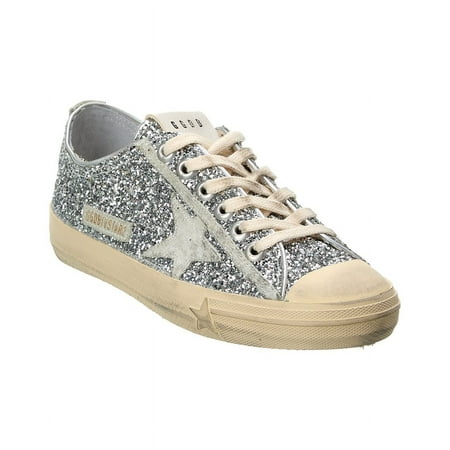

Golden Goose Vstar2 Glitter & Suede Sneaker 35
