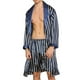 thumbnail image 1 of See Men's Satin Robe With Shorts - Gown Soft Printed Bathrobes Pajamas, 1 of 1