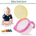 thumbnail image 3 of Baby Feeding Bowl Spill Proof Snack Containers Bpa Free Dual Handle Lunch Containers Keep Food Warm Cold Longer Bowls Gift For Baby Showers Birthdays, 3 of 5