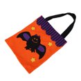 thumbnail image 3 of Bolsa de mano de Halloween, bolso reutilizable con asas para suministros diarios de la fiesta de Acción de Gracias Murciélago, 3 of 10