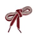 thumbnail image 3 of INSPIRE CHIC Lacets Plats Unisexes en Toile à Rayures à Blocs de Couleur pour Espadrille Rouge Blanc 200cm/78.74 Pieds, 3 of 6