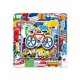 thumbnail image 3 of 50pcs Means Of Transportation Graffiti Pattern Cartoon Anime Guka Stickers For Kids Cute Fashion Love Graffiti Waterproof Stickers Suitable For Laptop, 3 of 5