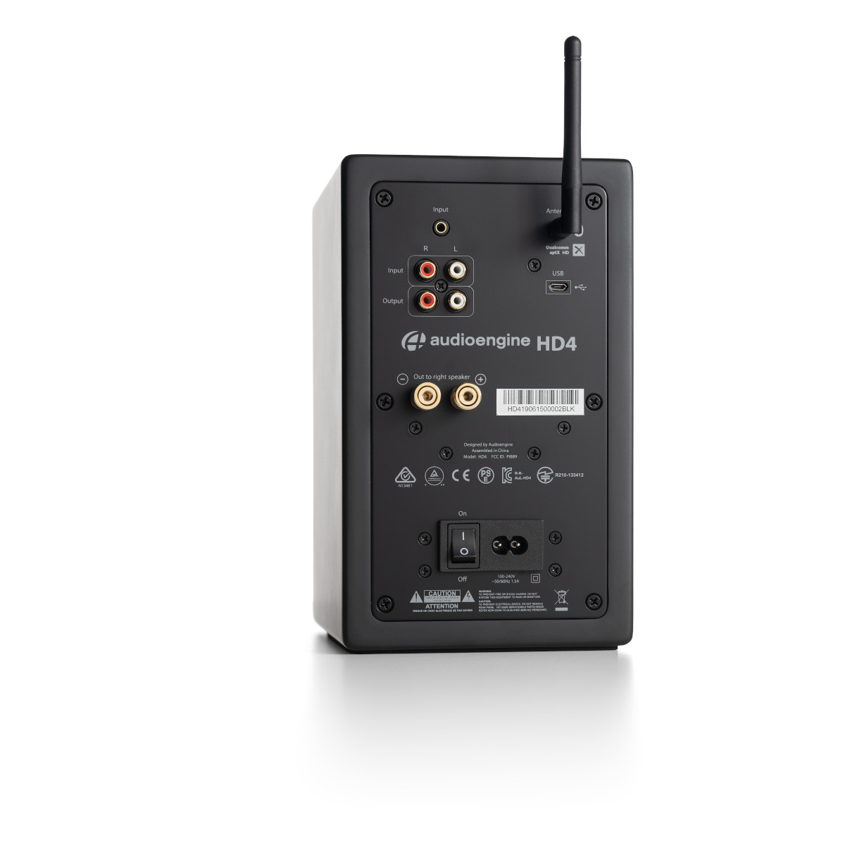Audioengine HD4 120W Bluetooth Audio Home Stereo System - Black - image 5 of 6