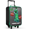 thumbnail image 1 of Maleta Infantil Minecraft Creeper Plegable con Ruedas 46x30x14 cm, 1 of 6