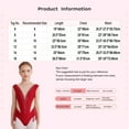 thumbnail image 7 of TiaoBug Girls Shiny Rhinestone Gymnastics Ballet Dance Leotard Mesh Tassel Bodysuit Figure Ice Skating Jumpsuit White 10, 7 of 7