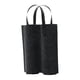 thumbnail image 3 of Bolsa de fieltro para transportar botellas de vino, bolsa de regalo con asa y 2 compartimentos para fiestas. Negro, 3 of 9