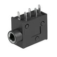 thumbnail image 1 of Unique Bargains 6Pcs PCB Mount 3.5mm 5 Pin Socket Stereo Jack Audio Video Connector Black PJ325, 1 of 4