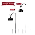thumbnail image 5 of 2 Pack Shepherds Hook for Garden Outdoor 48 inch 1/2 inch Thick for Hanging Solar Lights, Lanterns, Bird Feeders, Metal Hanger Hook.U.S. Patent., 5 of 6