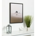 thumbnail image 5 of Kate and Laurel Sylvie Oregon Coastal Scene Photo Art Framed Canvas Wall Art, 18x24 Dark Gray, 5 of 5