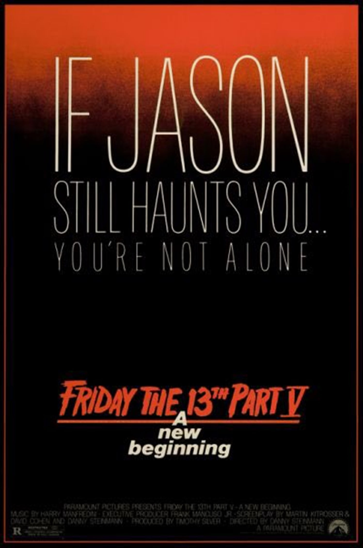 Friday The 13th Part ViII: Jason Takes Manhattan - One Sheet Wall Poster,  22.375 x 34, Framed 