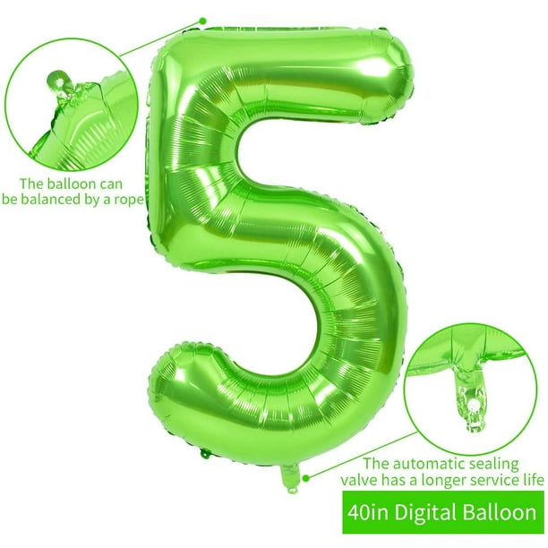 Ballon anniversaire chiffre 6 - Fête