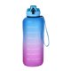 thumbnail image 2 of Botella de bebida de 2000 ml con pajita portátil para la oficina de la escuela al aire libre (azul) Ndcxsfigh Para Estrenar, 2 of 9