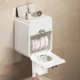 thumbnail image 3 of Portarollos de Papel Higiénico para Baño, Portarrollos de Papel Higiénico con Cajón, Montado en la Pared, Caja de Pañuelos de Doble Capa, 3 of 5
