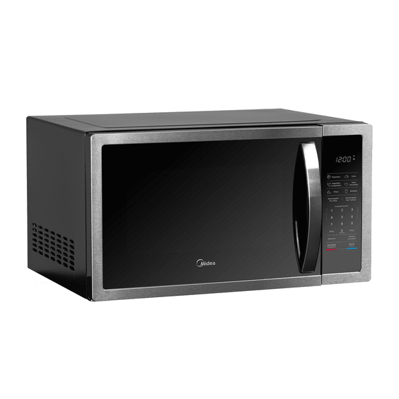 horno microondas midea mmdhf16s2ss 16 pies espejo gris 1