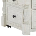 thumbnail image 4 of 46 Inch Rectangular Lift Top Coffee Table Faux Drawer Front White Brown - Saltoro Sherpi, 4 of 5