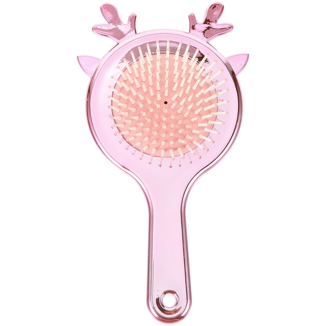 Paddle Hair Brush Antler Style Massage Comb Hair Comb Paddle Hairbrush with Handle