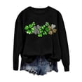 thumbnail image 2 of St. Patrick's Day Sweatshirts, Women's Long Sleeve Round Neck Sweatshirt, Women's St. Patrick's Day Print Sweatshirts Tops Comfortable Crewneck Long Sleeved Hoodie Sweatshirt, 2 of 6