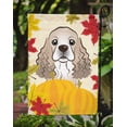 thumbnail image 3 of Carolines Treasures BB2022GF Cocker Spaniel Thanksgiving Flag Garden, 3 of 3
