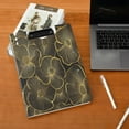 thumbnail image 5 of FORMRS A4 Clipboard Folder with Pen Holder Horizontal Foldable School Office Binder, Black Flower Pattern, 5 of 9