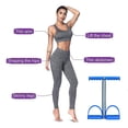 thumbnail image 3 of Ejercitador de piernas y abdomen Rojo Verde Pedal de tensión de resorte elástica azul, 3 of 3