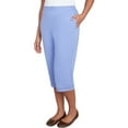 thumbnail image 3 of Alfred Dunner Womens Relaxed Crochet Hem Capri, 3 of 4