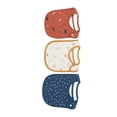 thumbnail image 1 of Babero para niños pequeños, babero para bebés Babero de algodón para bebés con estampado de varias capas Babero muy versátil, 1 of 14