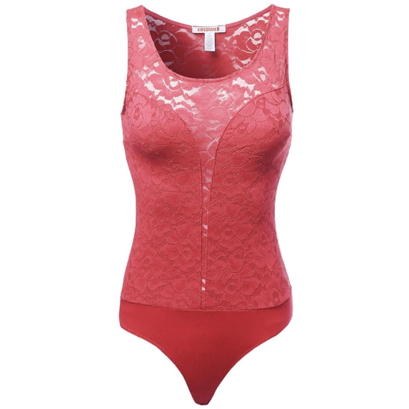 FashionOutfit Women's Lace Sexy Lingerie Bodysuits
